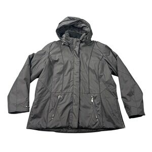 Sunice Deluxe Collection Women's 18 Black Hooded Thermolite Winter Jacket WDJ85